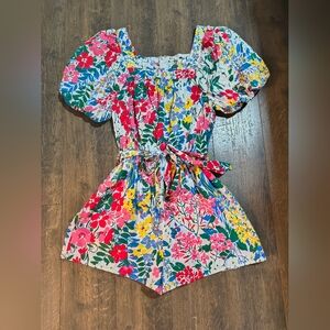 Entro Floral Multicolor Romper